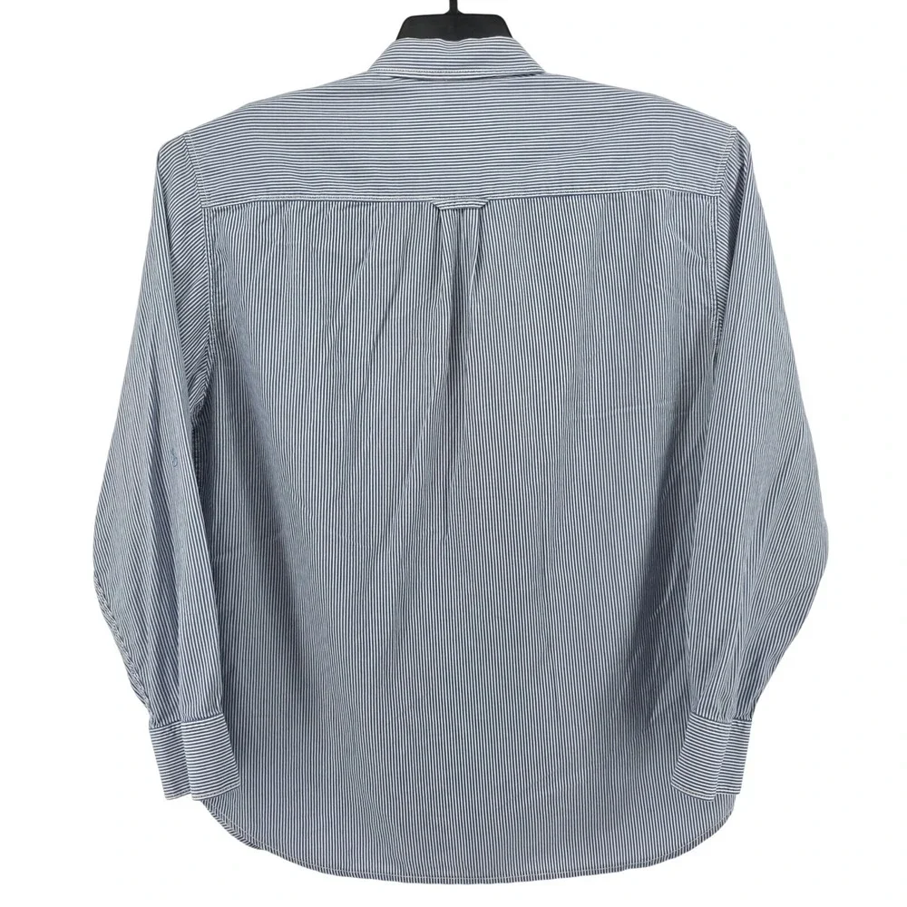 Tommy Bahama Jeans Island Crafted‎ Blue Striped Long Sleeve Shirt Mens X-Large